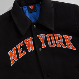 Vintage Nike NY Yankees Black Leather & Wool Varsity Jacket