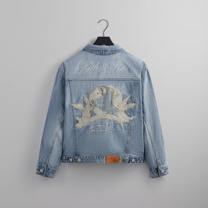 Kith Embroidered Centre Denim Jacket - Light Indigo