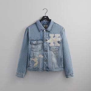 Kith Embroidered Centre Denim Jacket - Light Indigo