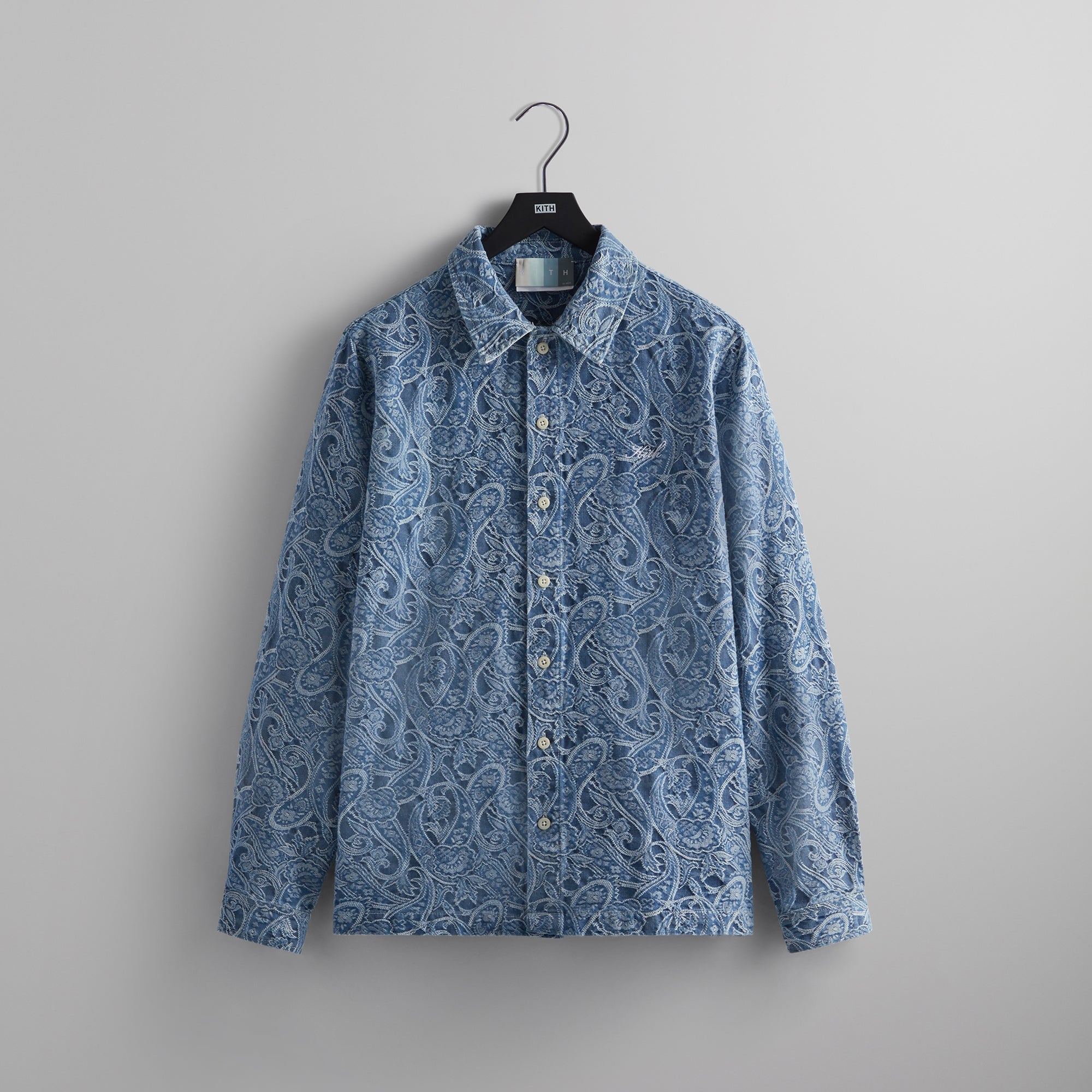Kith Japanese Indigo Paisley Caldwell Shirt - Indigo – Kith Europe