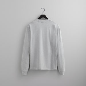 Kith Long Sleeve Lax Tee - Light Heather Grey