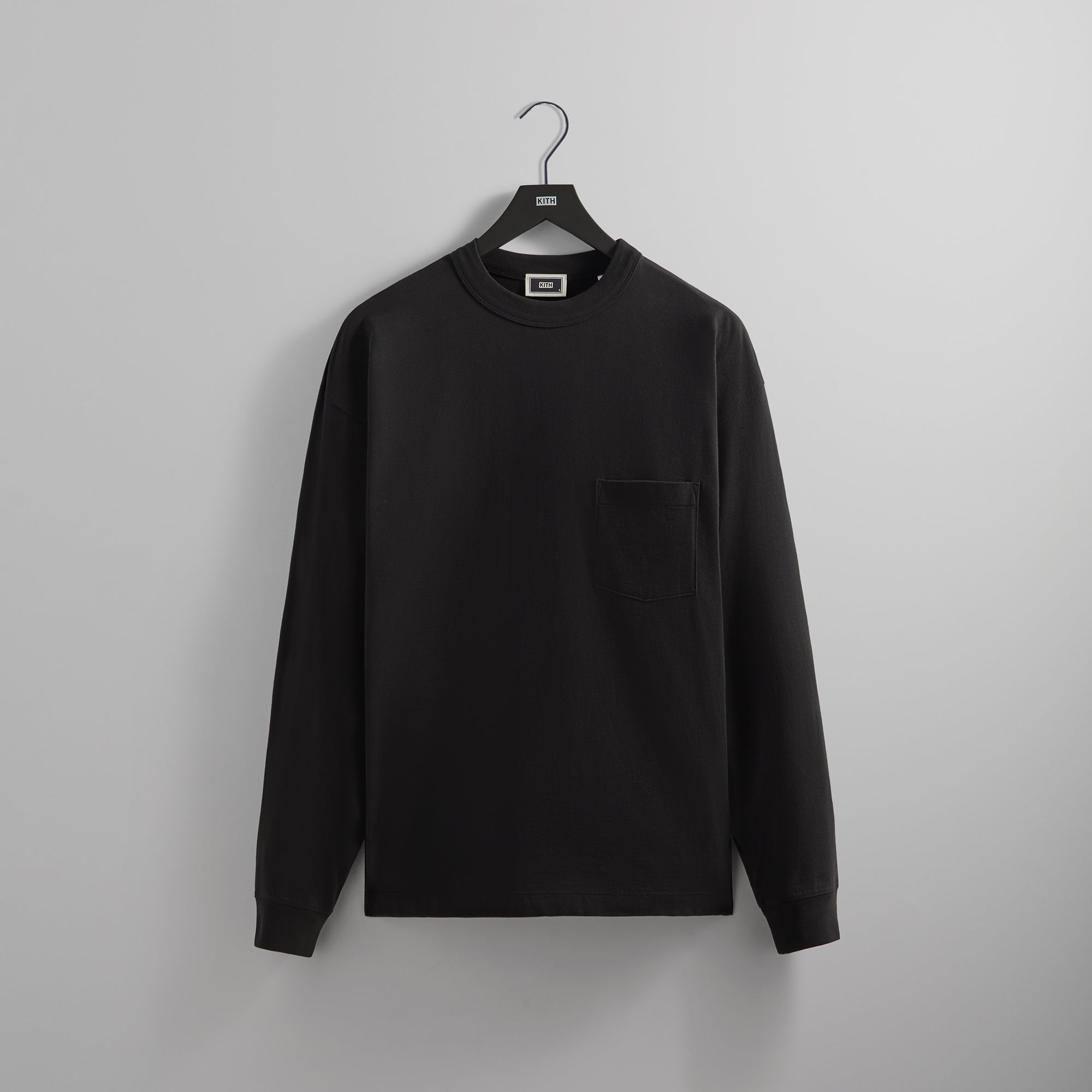 Kith Long Sleeve Leonard Tee - Black