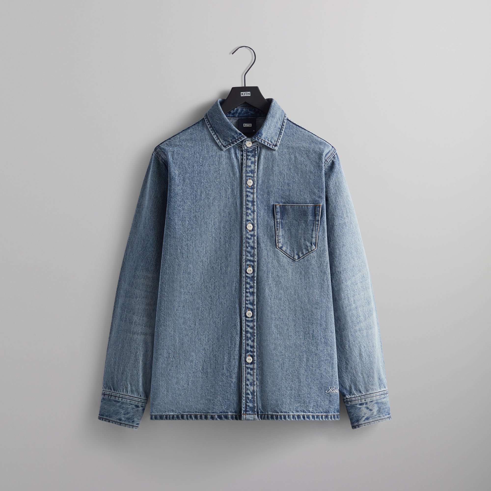 KITH 10周年 denim Ginza Shirt Herium Mサイズ