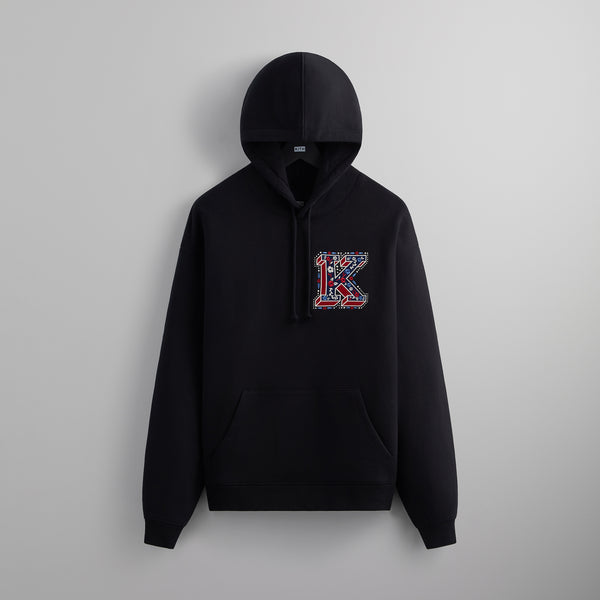 新品未使用】Kith Serif Chimney Hoodie M black www.innoviafilms.com