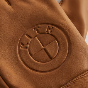 Kith for BMW Manhattan Leather Gloves - Desert