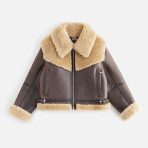 Reversible Monogram Trim Shearling Coat - Ready to Wear