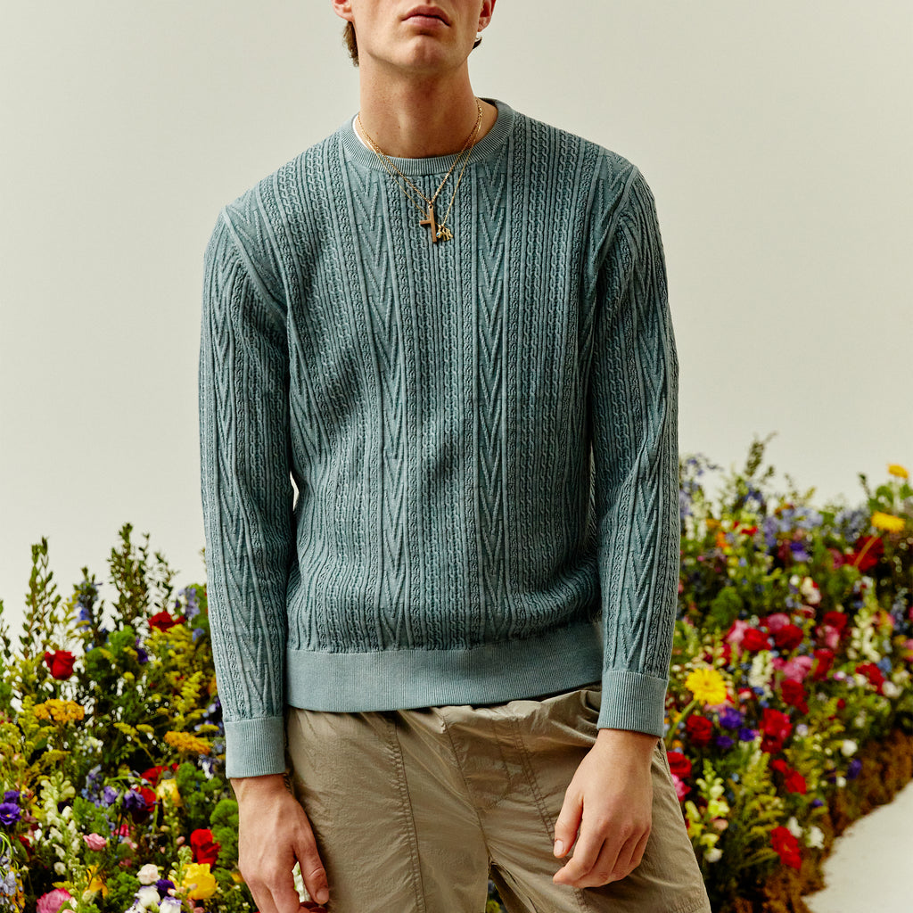 希望者のみラッピング無料 ROTOL 1LDK annex FRANKEN CREW NECK KNIT