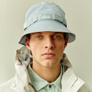 serif bucket hat