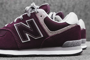 burgundy new balance kids