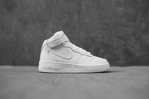 air force 1 mid white grade school