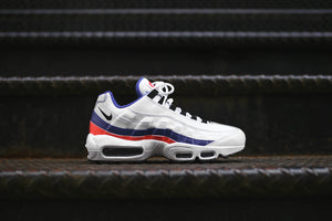 white red and blue air max 95
