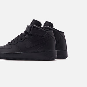 mid black air force ones