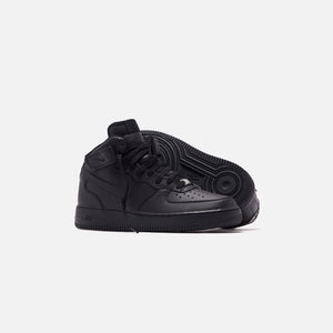 nike air force 1 mid all black