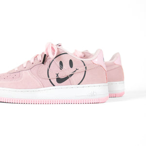 grade school pink and white air force 1