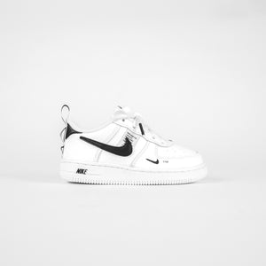 nike air force 1 kids black and white