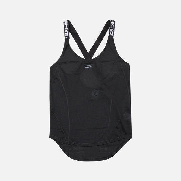 nike black and white tank top