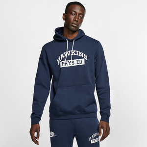 stranger things nike hoodie navy