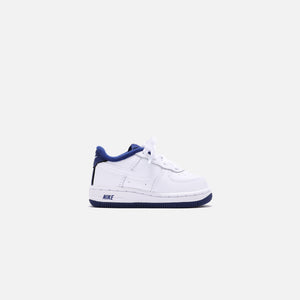 white and royal blue air force 1