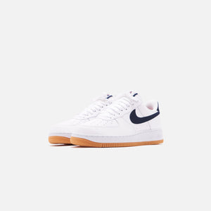 nike air force one white obsidian