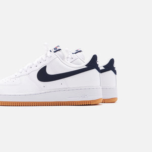 air force 1 07 trainers obsidian white uni red