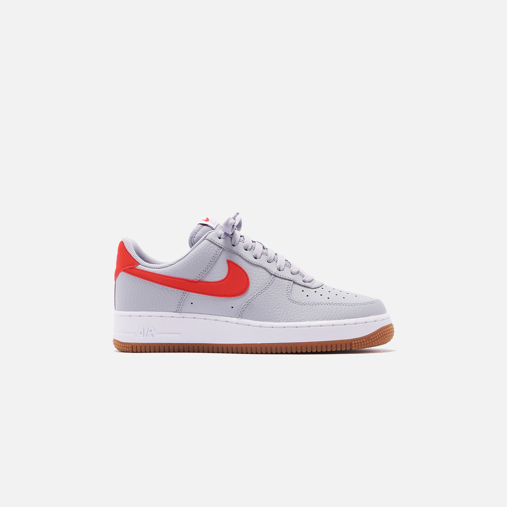 Nike Air Force 1 '07 LV8 Low - Wolf Grey / University Red / White Gum ...