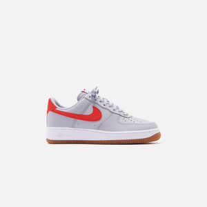 nike air force 1 grey red