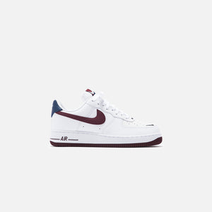 nike air force maroon and white