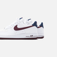 air force 1 white and maroon