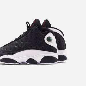 black and white jordan's 13