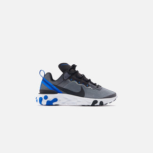 nike react element 55 se black racer blue