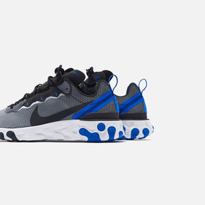 nike react element 55 black and blue