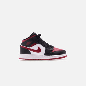 air jordan 1 mid black noble red