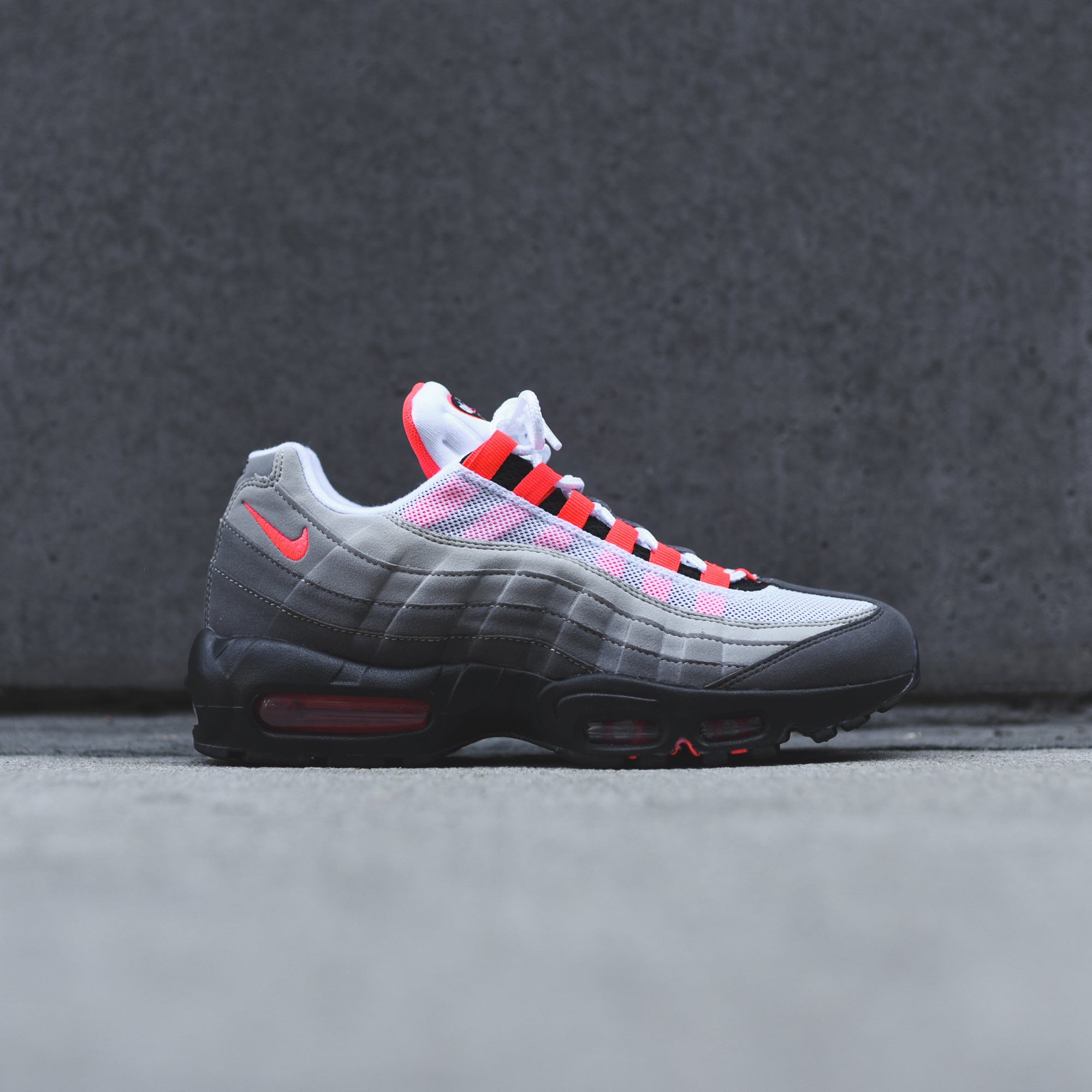 Nike Air Max 95 OG - White / Solar Red – Kith