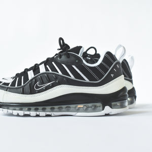 black and white air max 98