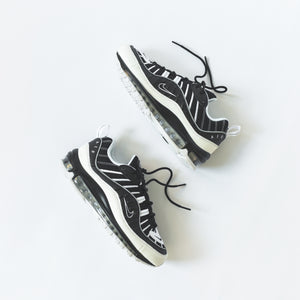 air max 98 black and silver