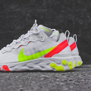 nike react white green