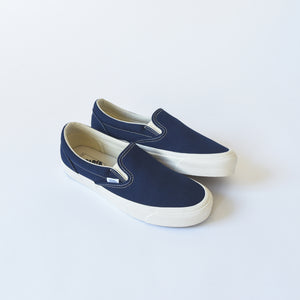 vans slip on og navy