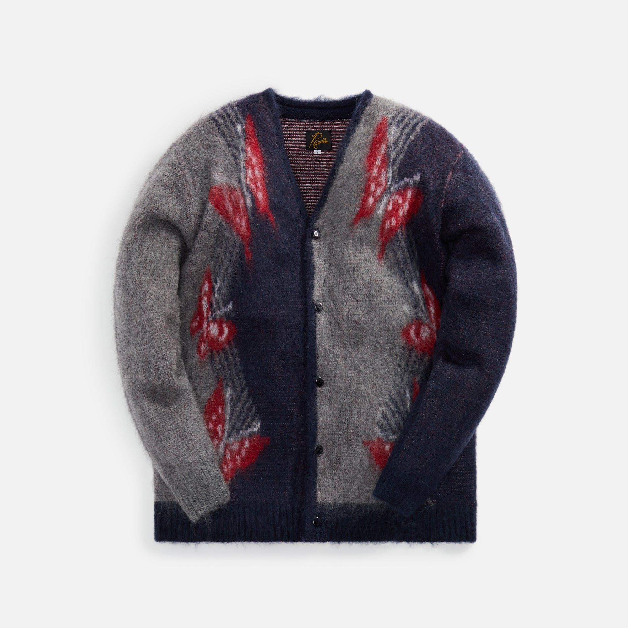 KITH × NEEDLES MOHAIR POLO SWEATER XL-