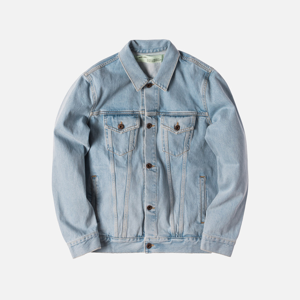 Off-White Not Real Angel Denim Jacket - Vintage Bleach – Kith