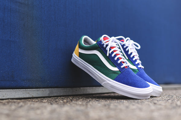 red green blue and yellow vans