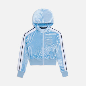 palm angels light blue hoodie