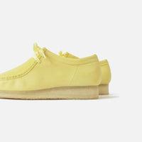 yellow clarks wallabees