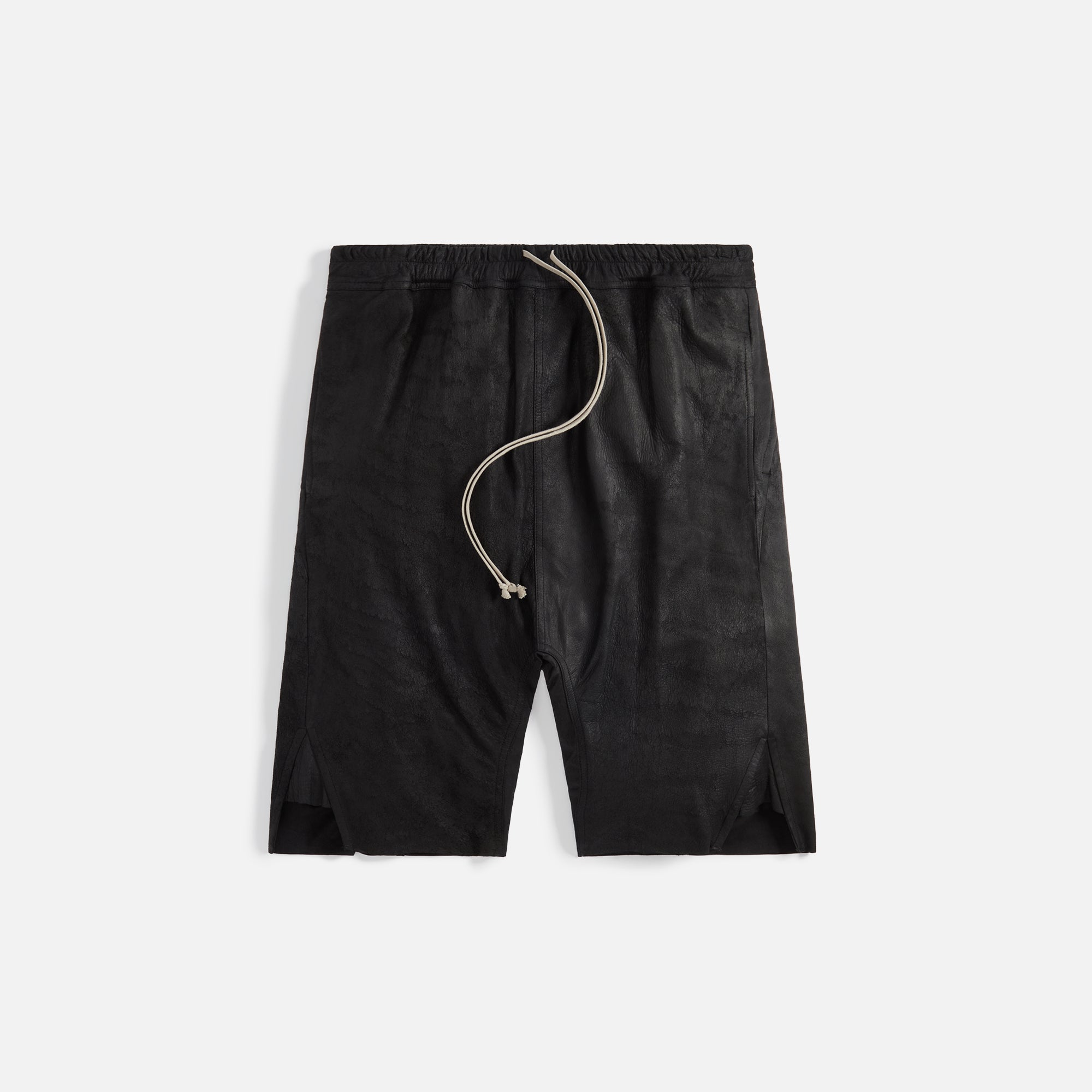 Rick Owens Basket Swingers Blistered Lamb Short - Black