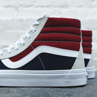 vans sk8 hi red blue