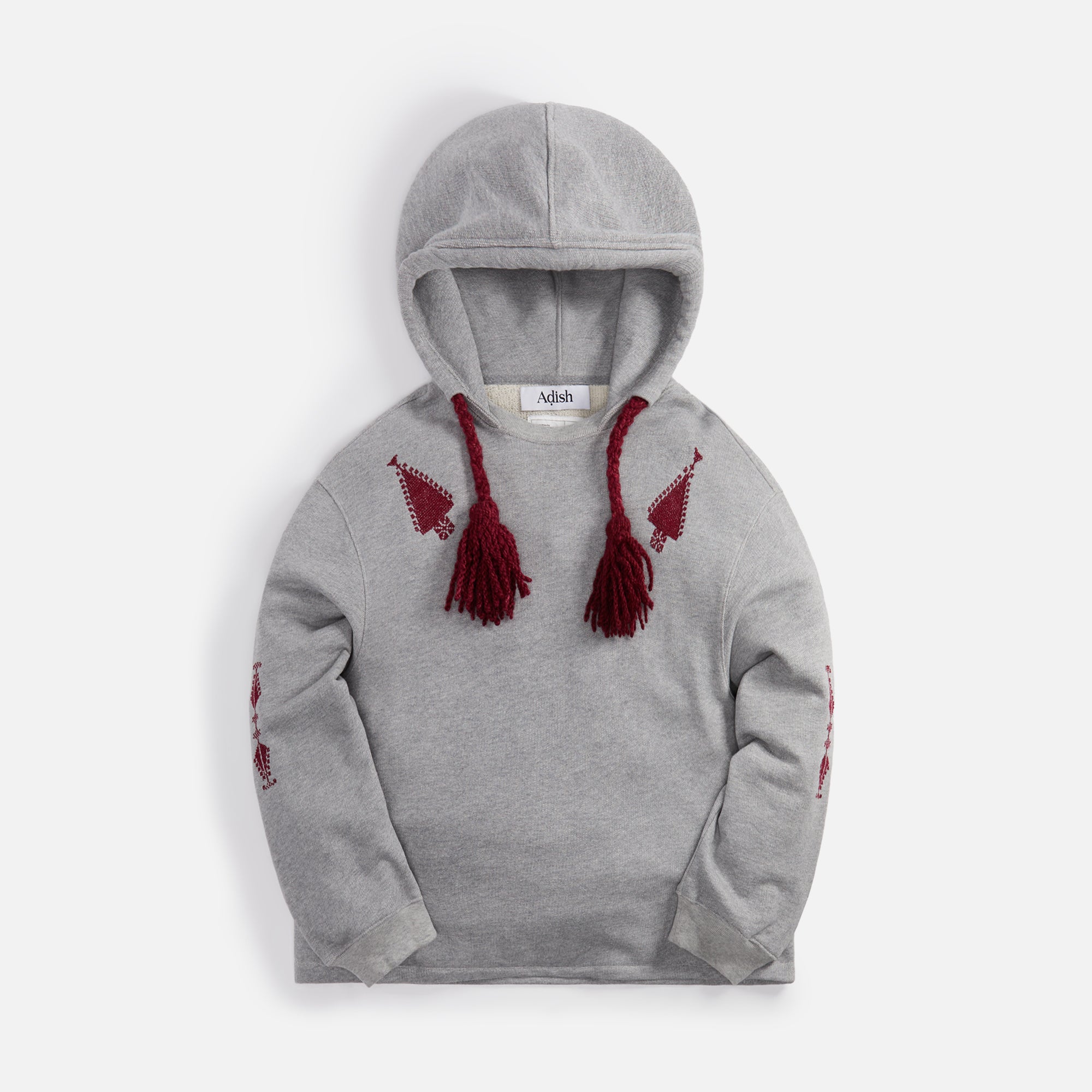 Grey – RvceShops - Adish Makhlut Lakiya Tassels classic Hoodie