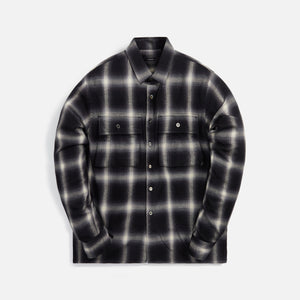 kith PlaidMix Luddle Button Down Black M