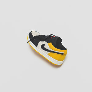 nike air jordan 1 low sail university gold black