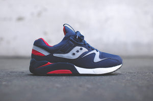 saucony grid 9000 homme rouge