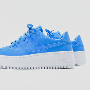 blue nike air force 1 sage low