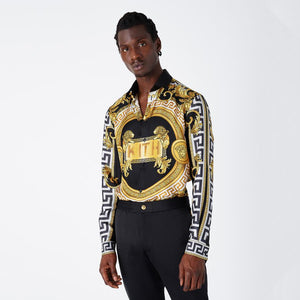 Kith x Versace Silk Shirt - Lion